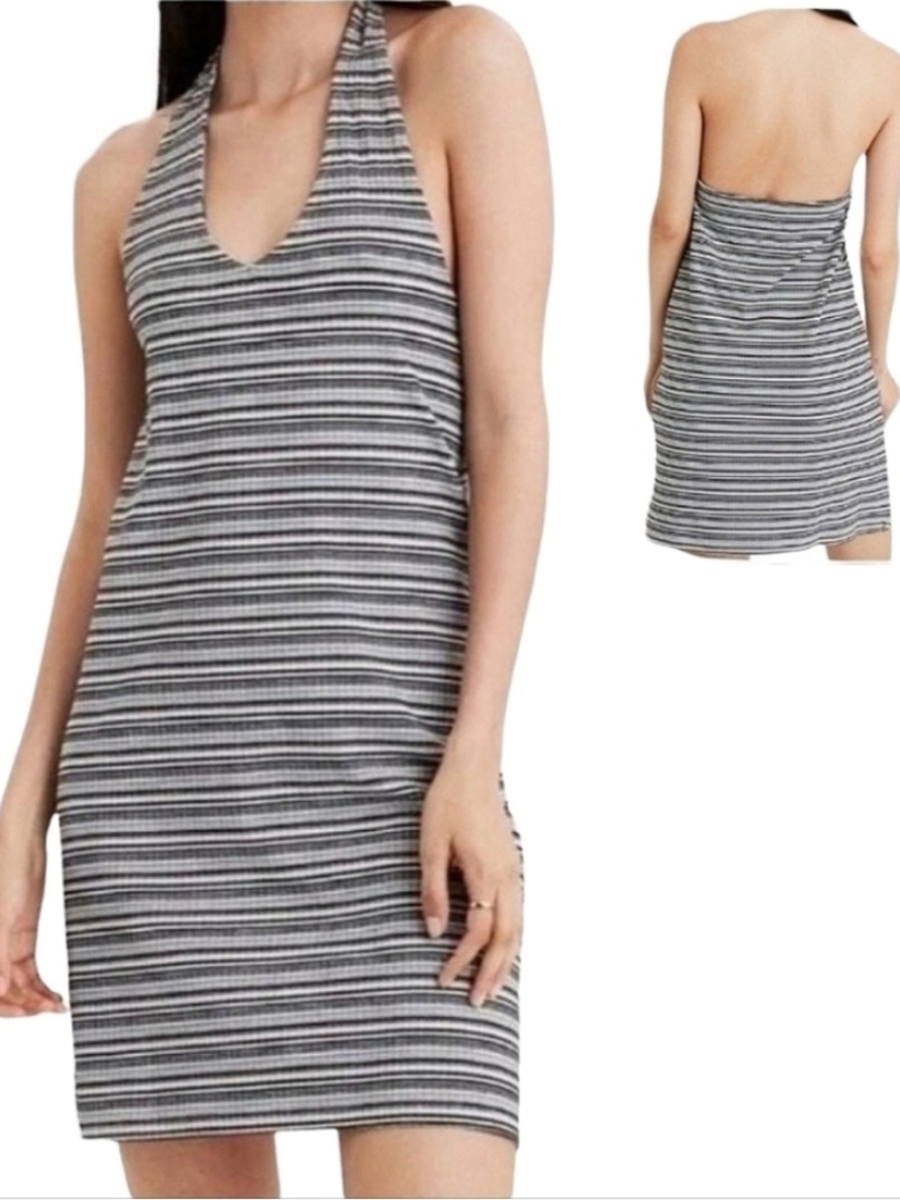 NWT AEO Knit Halter Dress Sz S